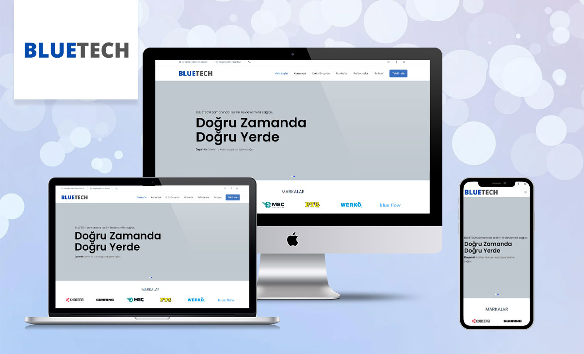 Bluetech Kurumsal Web Sitesi