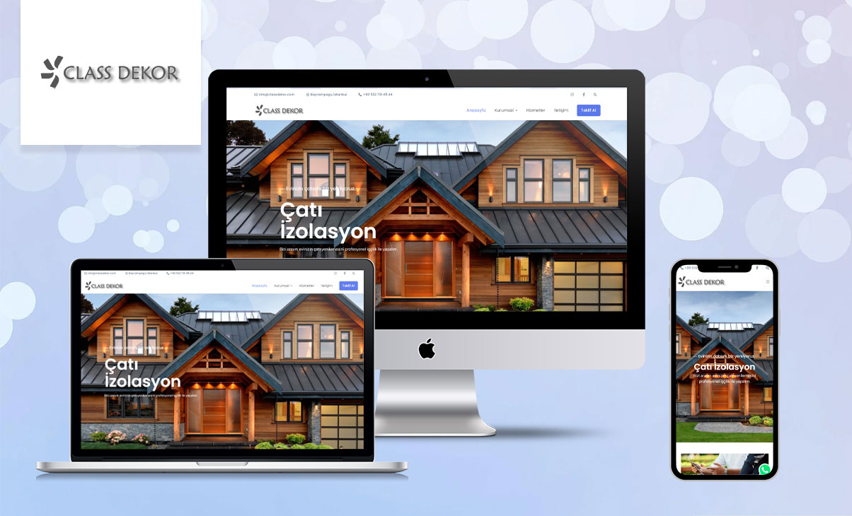 Class Dekor & Dekorasyon İşi Yapan Firmanın Web Sitesi