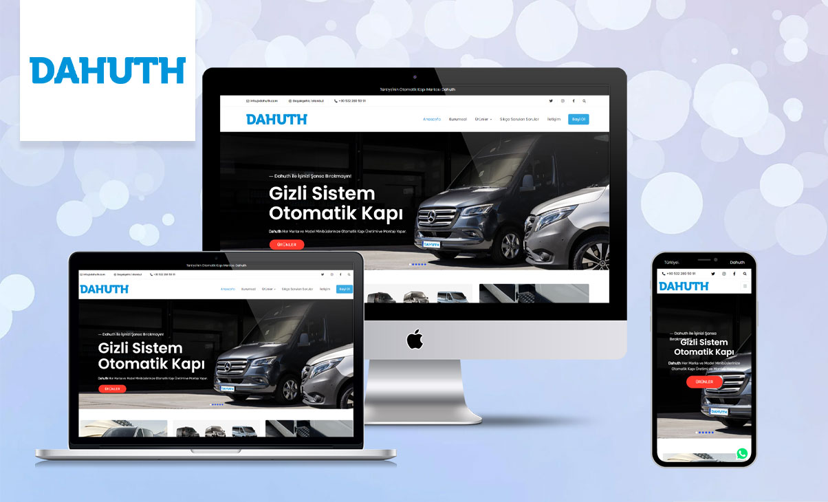 Dahuth Web Sitesi Tasarım