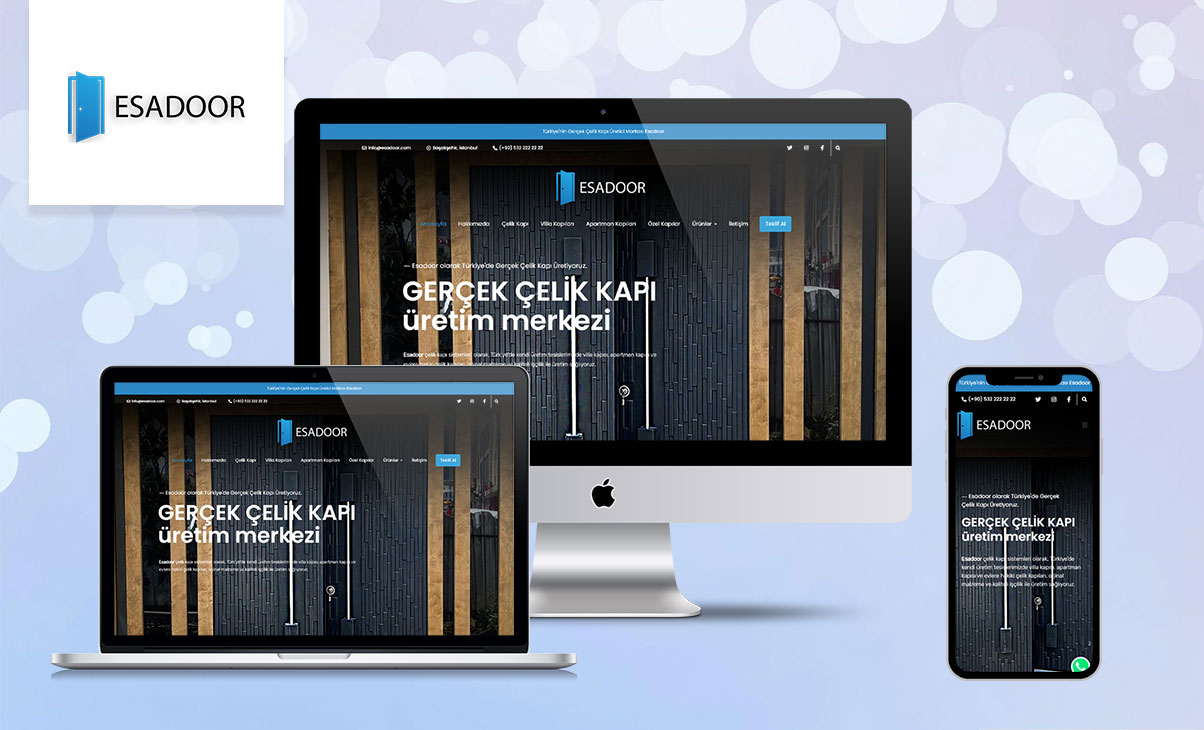 Esadoor Çelik Kapı Kurumsal Web Sitesi Tasarım